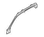 9Y0810155EYGRV - Body: Windshield Pillar Reinforced for Porsche: Cayenne Image