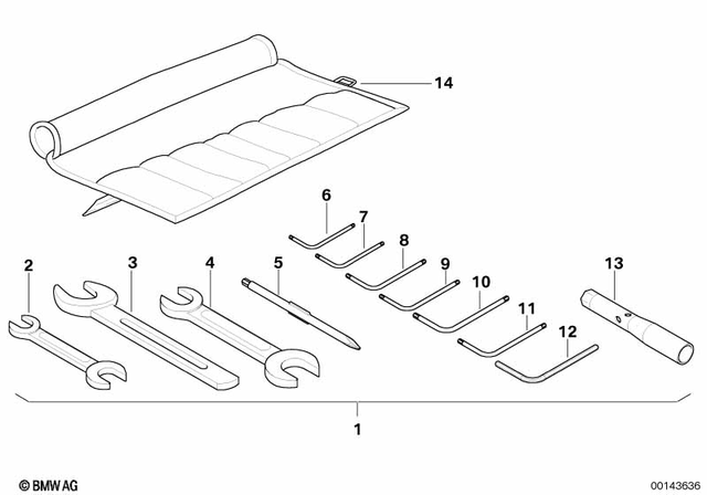 71117692574 - Maintenance &amp; Technology: Screwdriver Insert - Ph1/tx25 for BMW-Motorrad Image