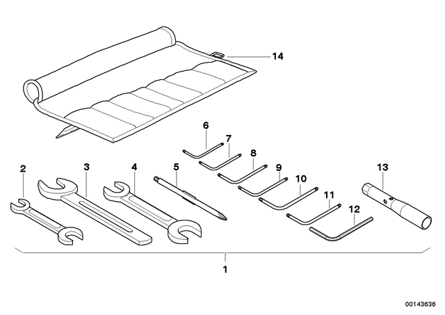 71117692574 - Maintenance &amp; Technology: Screwdriver Insert - Ph1/tx25 for BMW-Motorrad Image