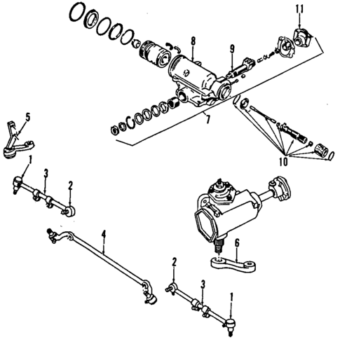 Steering Gear & Linkage for 1987 Dodge D350 #1