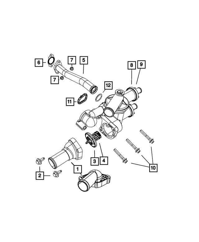 6508393AA - Cooling: Bolt for Mopar Image