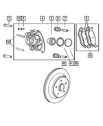 5093278AA - Service Brakes: Bleeder Cap for Dodge: Dakota | Jeep: Commander, Grand Cherokee, Liberty, Wrangler Image