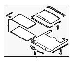 81600J9100TRY - Body: Sunroof Assembly for Hyundai: Kona, Kona Electric, Kona N Image