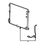 1563038 - HVAC: ACDelcoâ„¢ Condenser for Cadillac: SRX, STS Image