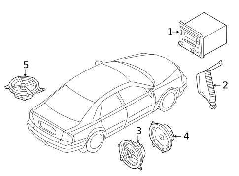 Sound System for 2005 Ford Five Hundred #0