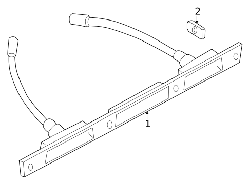 License Lamps for 2001 Land Rover Range Rover #0