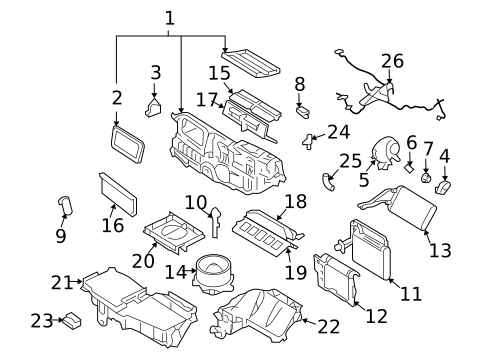Switches, Solenoids & Actuators for 2008 Mercury Milan #0