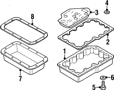 Transmission Components for 1999 Isuzu VehiCROSS #0