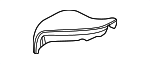 4K0881549 - Body: Bolster Pad for Audi: e-tron S, e-tron S Sportback, RS6 Avant, RS7 Sportback, S6, S7 Sportback, SQ8 e-tron, SQ8 e-tron Sportback Image