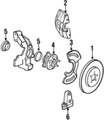 18060210 - Brakes: Rotor for Buick: Skyhawk, Skylark, Somerset, Somerset Regal | Cadillac: Cimarron | Chevrolet: Beretta, Cavalier, Corsica | Oldsmobile: Calais, Cutlass Calais, Firenza | Pontiac: Grand Am, J2000 Sunbird, Sunbird Image