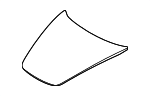 99751101102GRV - Body: Hood for Porsche: 911, Boxster, Cayman Image