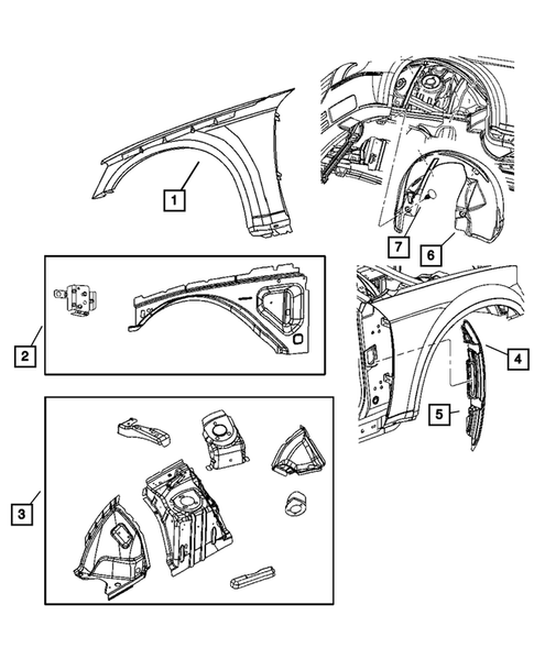 Fenders for 2011 Dodge Charger #0