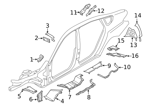 Inner Components for 2015 BMW 550i GT #0