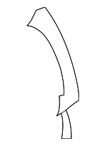 41217192787 - Body: Baffle Plate for BMW: 535i GT, 535i GT xDrive, 550i GT, 550i GT xDrive Image