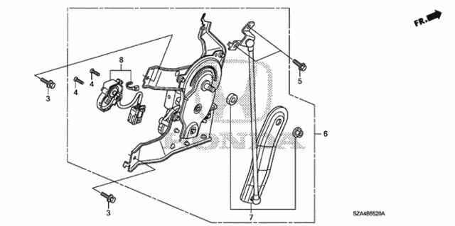 Power Tailgate Motor for 2012 Honda Pilot #0