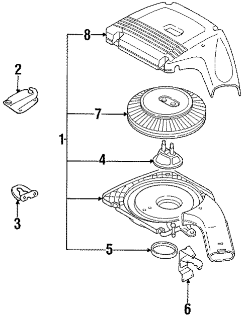 Air Intake for 1990 Nissan Pulsar NX #0