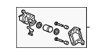43019T0AA02 - : 2007-2012 Honda CR-V - Caliper Sub-Assembly L Rear for Honda: CR-V Image