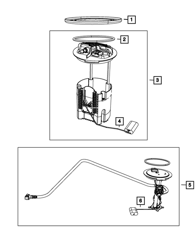 « 5145583AE – Fuel : Pompe à Carburant/unité De Niveau Ensemble De Module, Primaire pour Mopar Image »