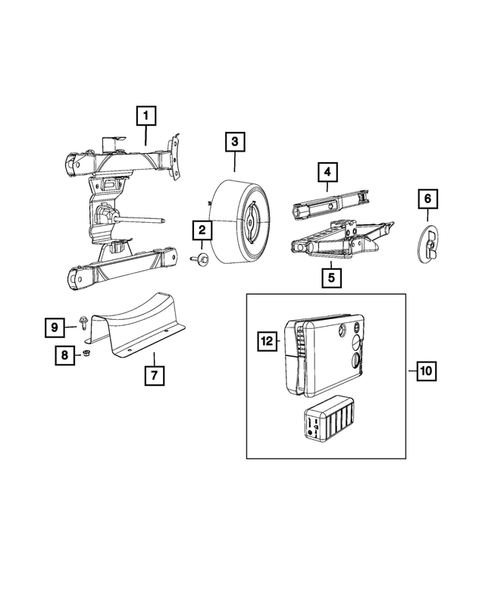 Jack Stowage for 2022 Chrysler Pacifica #0