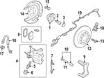 5WA615269 - : Disc Brake Spring for Volkswagen Image