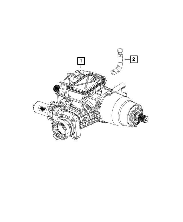 68306795AB - All Wheel Drive; Differential and Drive Line: Rear Axle Differential for Mopar Image
