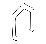 1K0145769C - Cooling System: Inter-cooler Lower Retainer for Volkswagen: Touareg Image