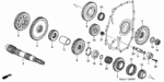 21215PRP000 - Transmission - Automatic: HOLDER, IDLE SHAFT for Honda Image