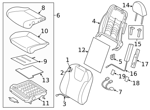 Heated Seats for 2008 Subaru Impreza #1