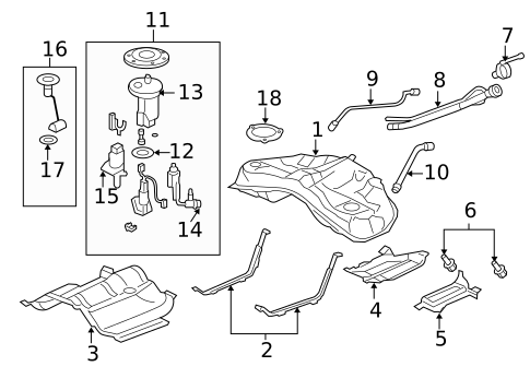 Senders for 2006 Acura RL #0