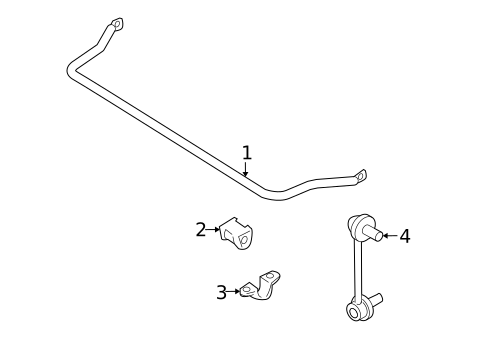 Stabilizer Bar & Components for 2007 Mazda RX-8 #0