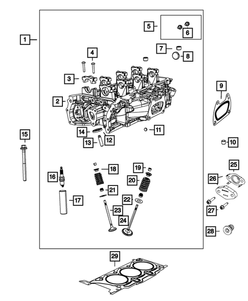 Cylinder Head for 2020 Ram 1500 #0