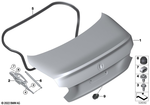 41008492127 - Bodywork: Left Trunk Lid Hinge for BMW Image