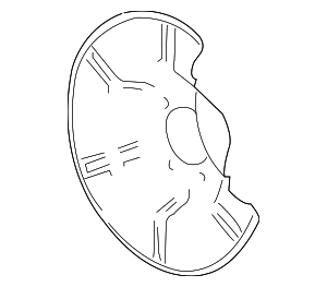 15181174 - Brakes: Dust Shield for GM Image