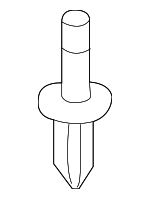 N0385013 - Body: Bumper Cover Rivet for volkswagen Image