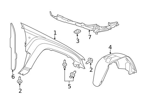 Fender & Components for 2012 Jeep Grand Cherokee #0