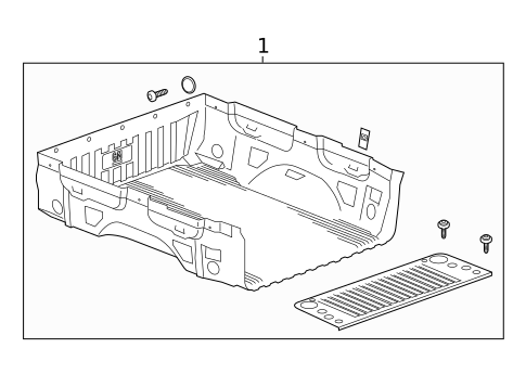Exterior Trim - Pick UP Box for 2016 GMC Sierra 2500 HD #9