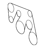 9091602583 - : Serpentine Belt for Lexus: SC430 Image