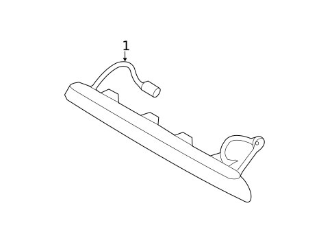 High Mounted Stop Lamp for 2017 Hyundai Santa Fe Sport #0