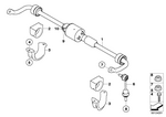 37126780012 - : Active Stabilizer Bar for BMW Image