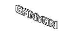 84466999 - : Chrome Vehicle Name Plate for GMC: Canyon Image