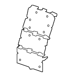 85117434 - Body: Seat Back Heater for Buick: Enclave | Chevrolet: Traverse, Traverse Limited Image