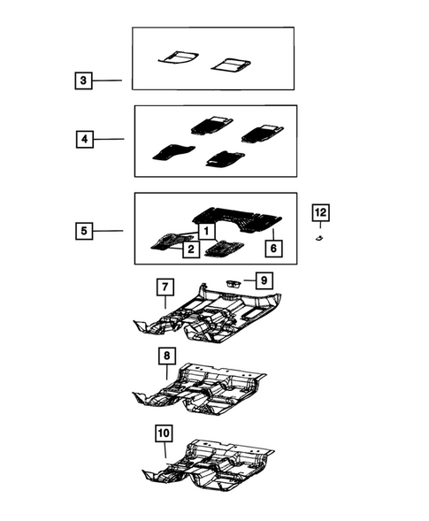 Carpets, Floor Mats, Load Floor, and Silencers for 2020 Ram 1500 Classic #0
