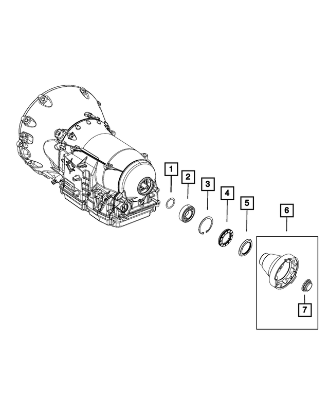 52108626AA - Transmission: Output Shaft Seal Slinger for Mopar Image