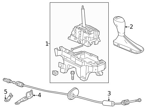 Gear Shift Control for 2014 Chevrolet Malibu #0