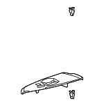 74232AA080A0 - Body: Armrest Base for Toyota: Solara Image