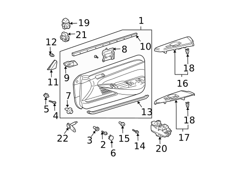 Switches for 2005 Toyota Solara #2