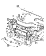 55394777AB - Cooling: Hood To Plenum Seal for Mopar Image