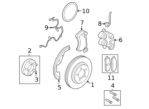 Anti-Lock Brakes for 2007 Mercury Mountaineer #2