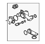 AJ89486 - Cooling System: Thermostat Housing for Jaguar Image