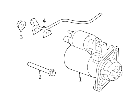 Starter for 2008 Dodge Avenger #0